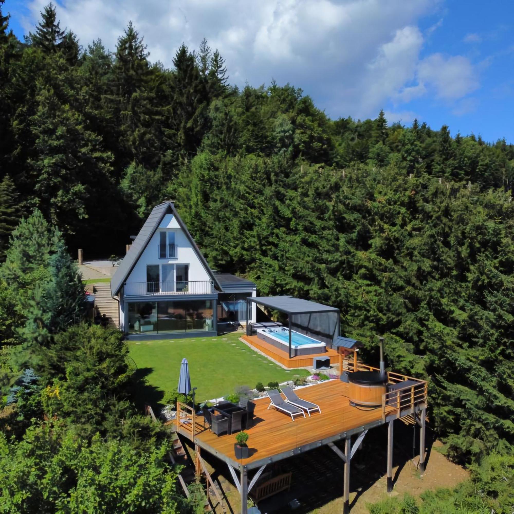 Panoramic View Cottage House - Heaven Hočko Pohorje المظهر الخارجي الصورة