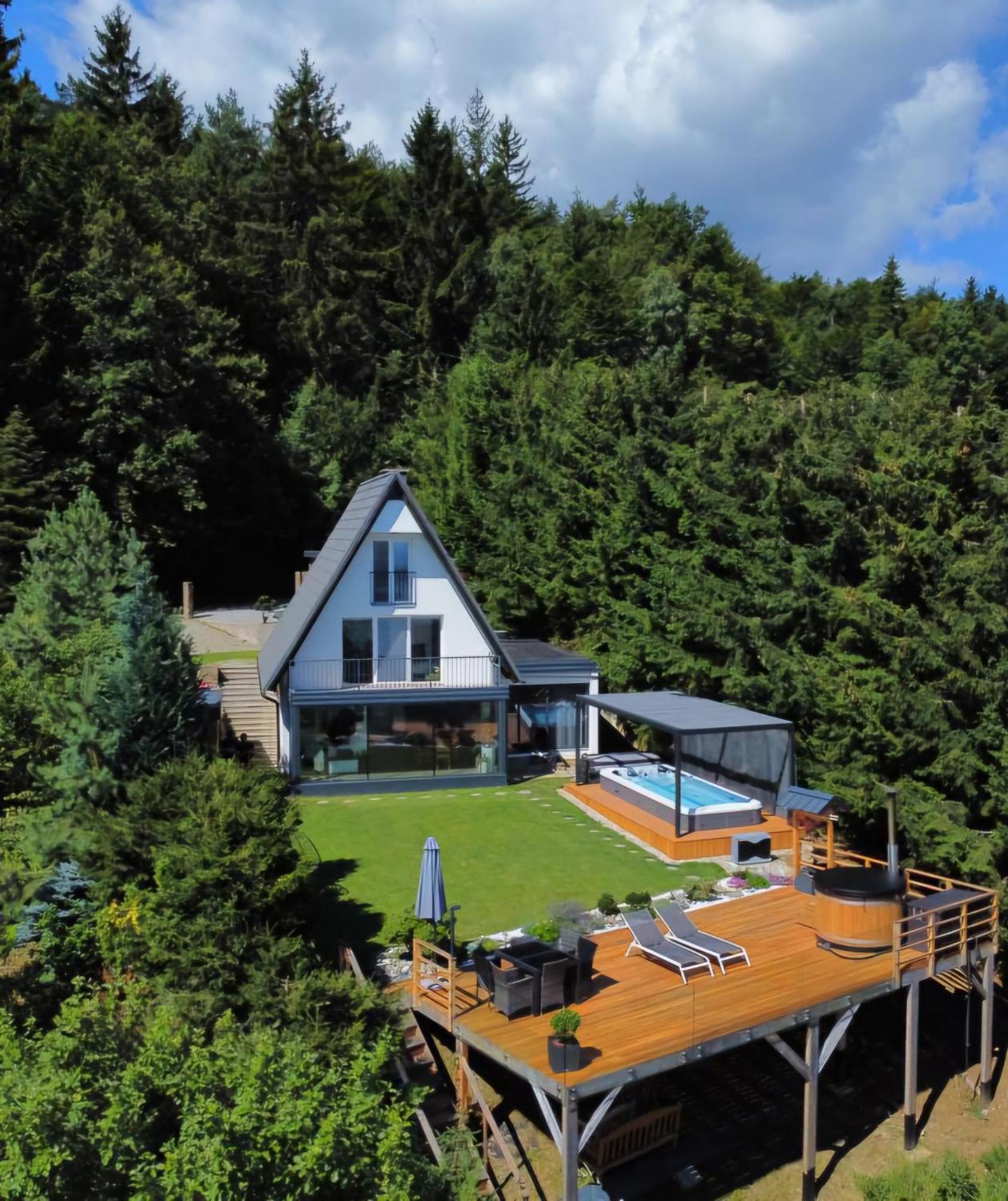 Panoramic View Cottage House - Heaven Hočko Pohorje المظهر الخارجي الصورة